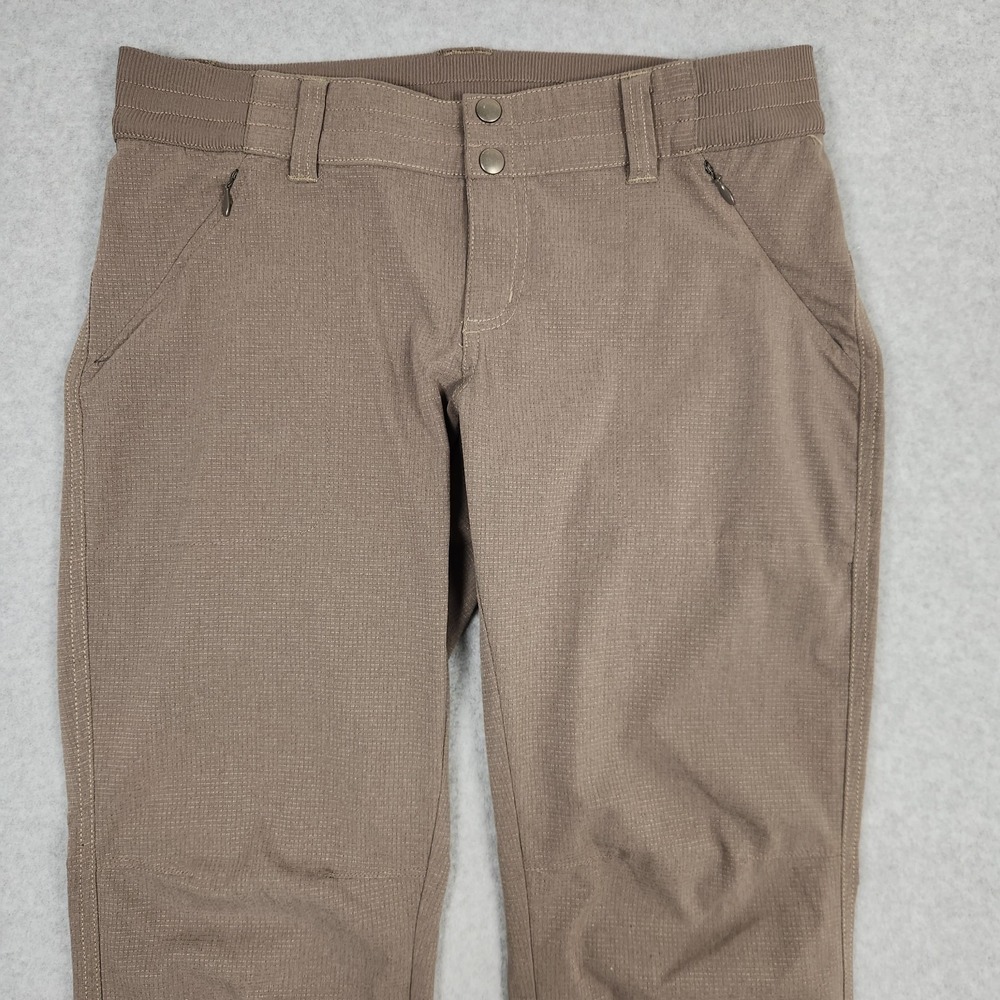 Kuhl Pants Womens 4 Green Ripstop Zip Pockets  Outdoors Hiking Active Stretch